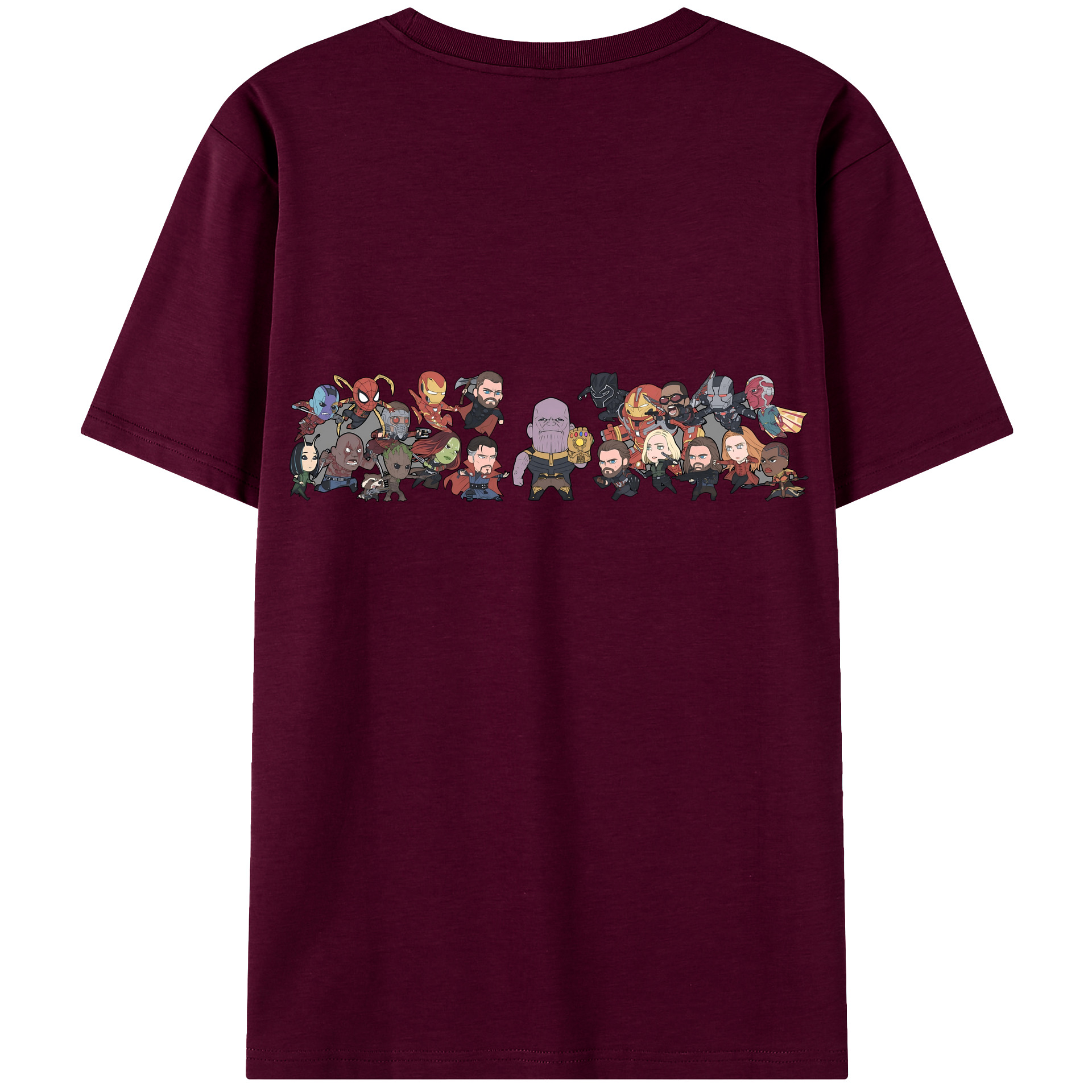 （画像用） アベンジャーズ The Avengers レディース半袖Tシャツ(バックプリント)